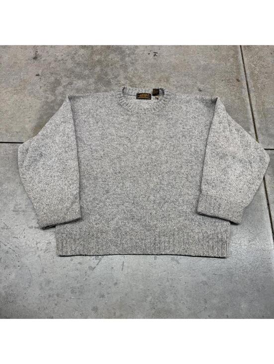 Eddie Bauer Other - vintage eddie bauer wool beige knit sweater size large